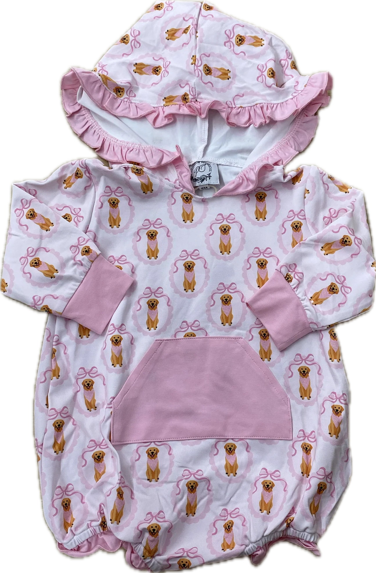 Puppies in Pink Girl Bubble