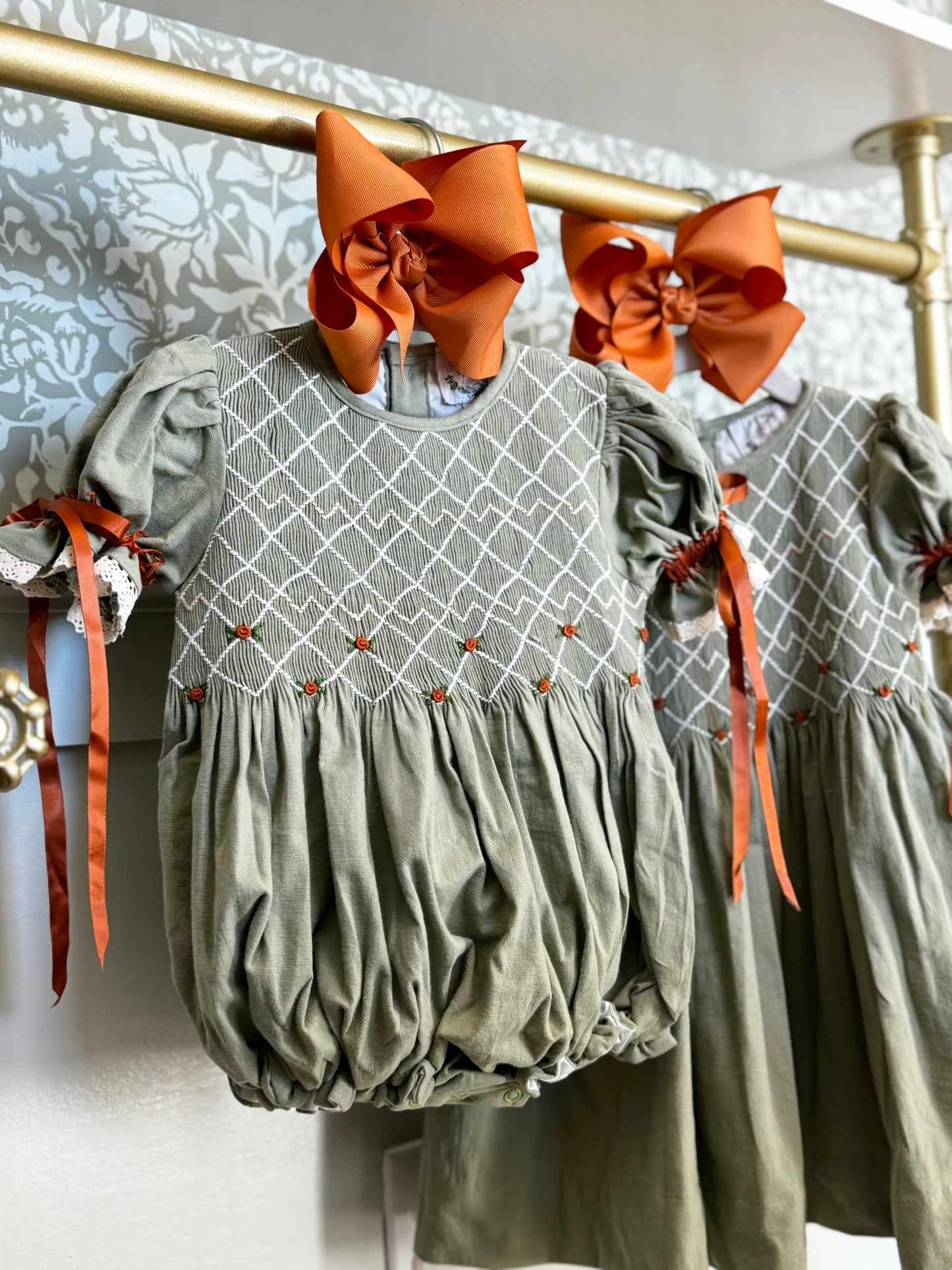 Olive Heirloom Dress