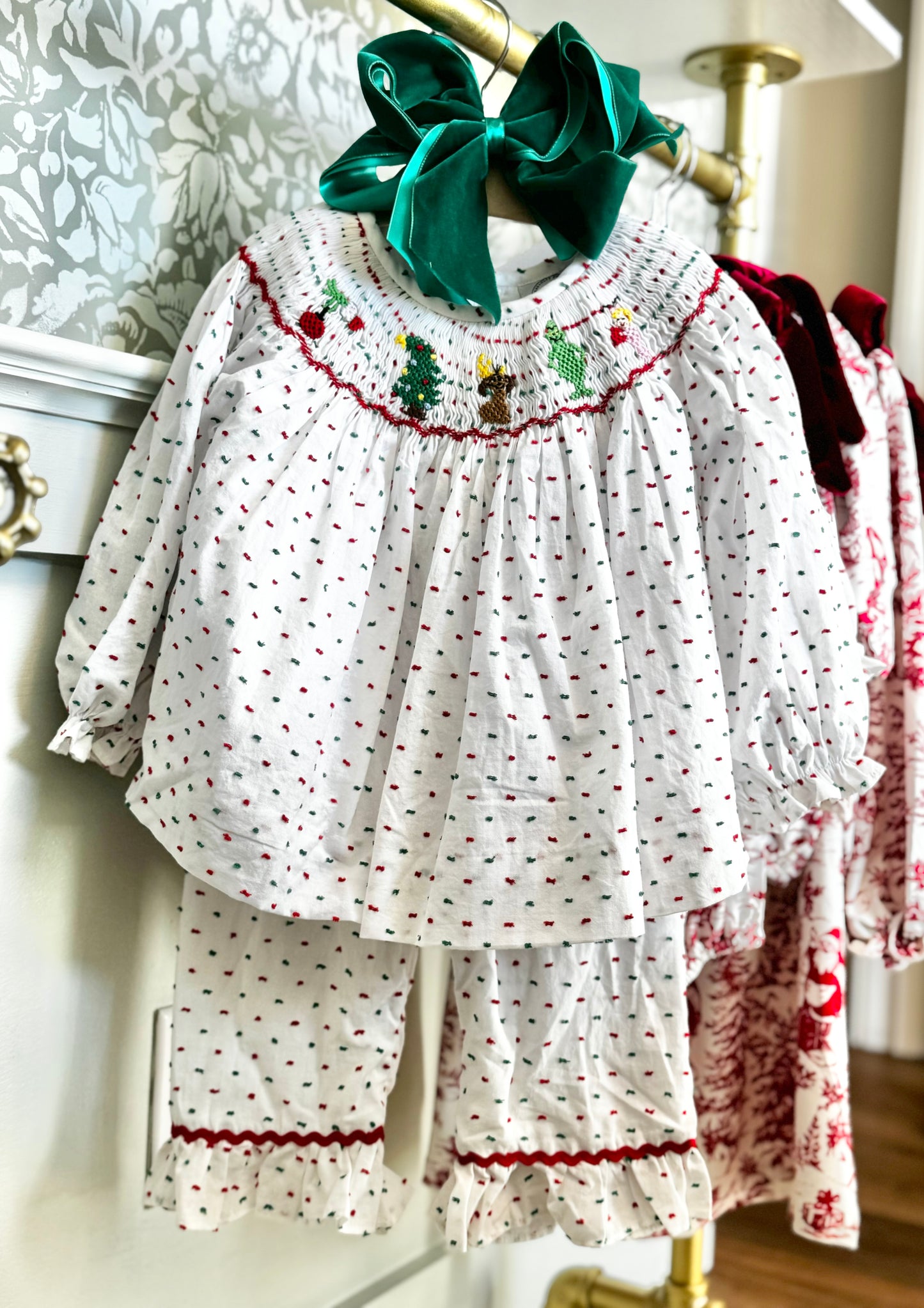 Where are you Christmas Girl Pant Set