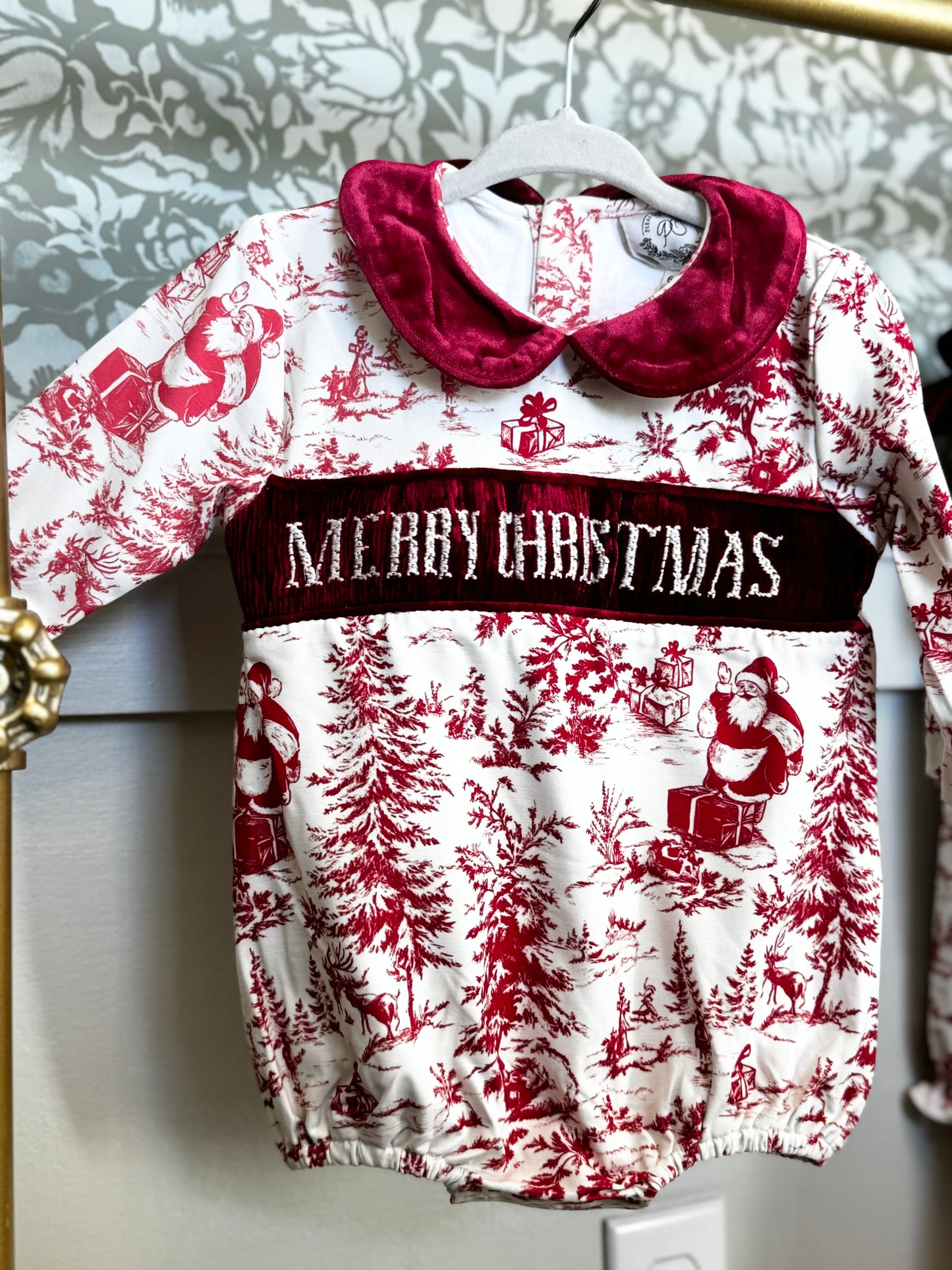 Santa Toile Boy Bubble