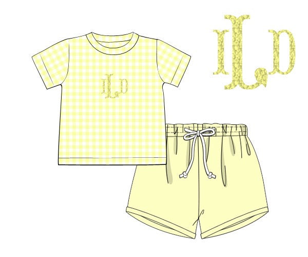 Sunshine Boy Short Set